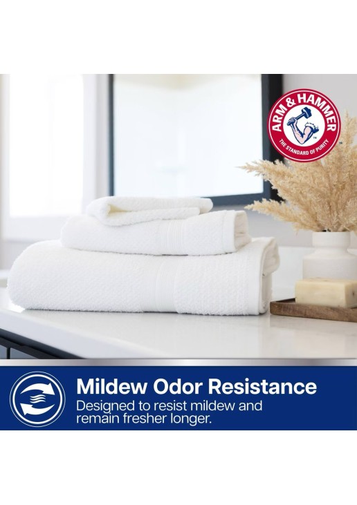Arm & Hammer 6pc Quick Dry Set Bath Towels 