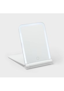 Lighted Travel Mirror with Cover