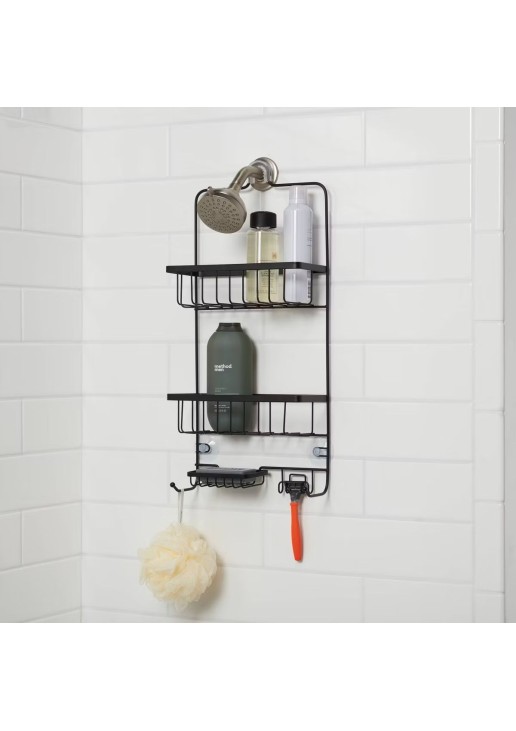 Bathroom Shower Caddy Black