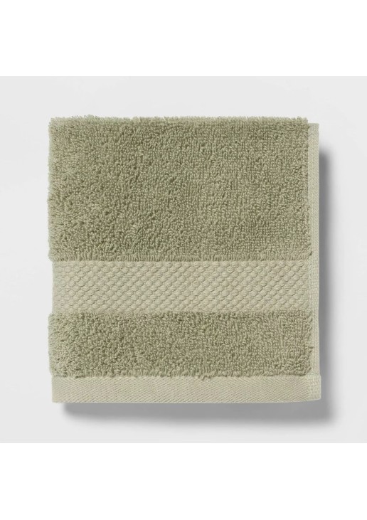 4pc Performance Plus Washcloths Light Green