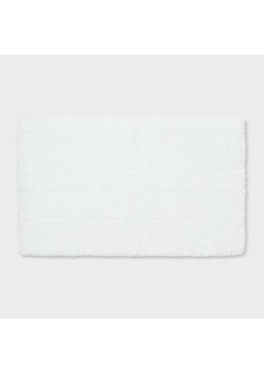Spa Plush Bath Rug White