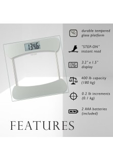 Taylor Digital Glass Bathroom Scale