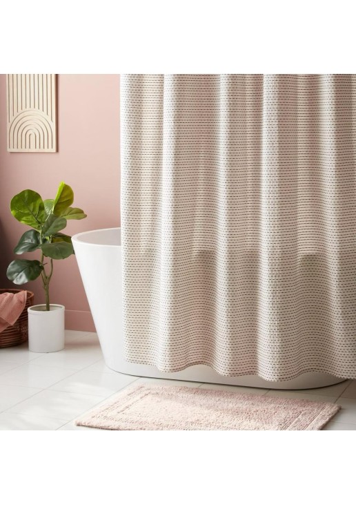 Watercolor floral shower curtain 