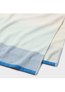 Tan Striped Oversized Jumbo Beach Towel 