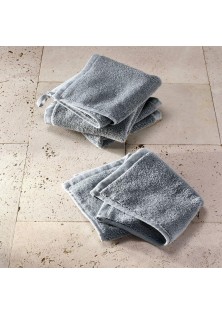 4pk Modal Washcloths Mineral Blue 