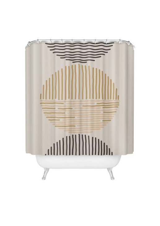 Shower Curtain Brown
