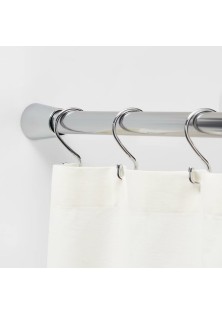 72" Rust Resistant Shower Curtain Rod Chrome