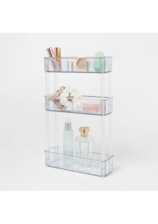 Two Tiered Slide Out Organizer Black