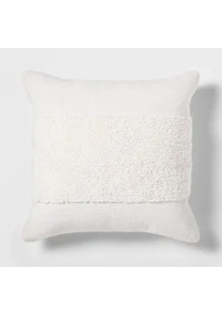 Cotton Tufted Square Throw Pillow