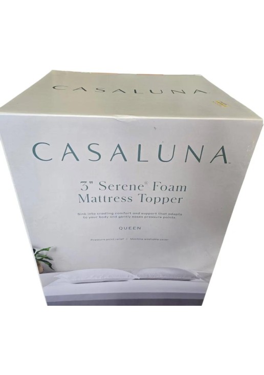 King 3” Serene Foam Mattress Topper 