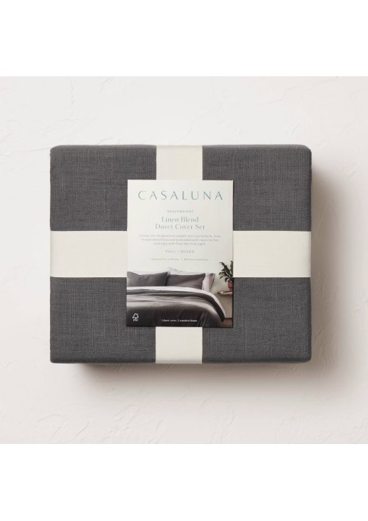 Full/Queen Heavyweight Linen Blend Set