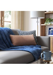 Velvet Jacquard Geo Square Throw Pillow