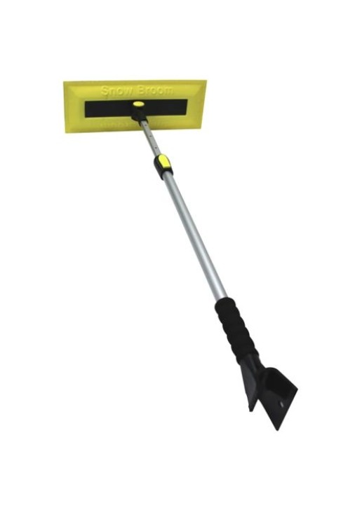 Telescoping Snowbroom With Swiveling Foam Blade