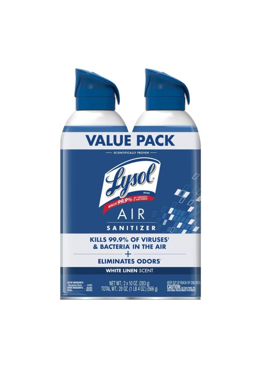 Lysol Air Sanitizer Spray - White Linen