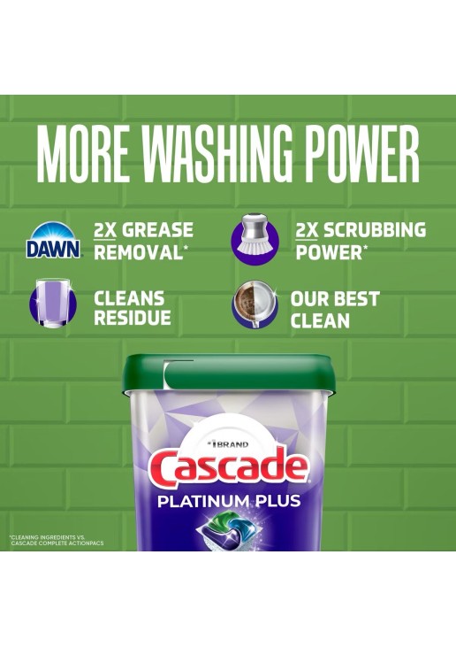Platinum Plus Pods Dishwasher Detergent 
