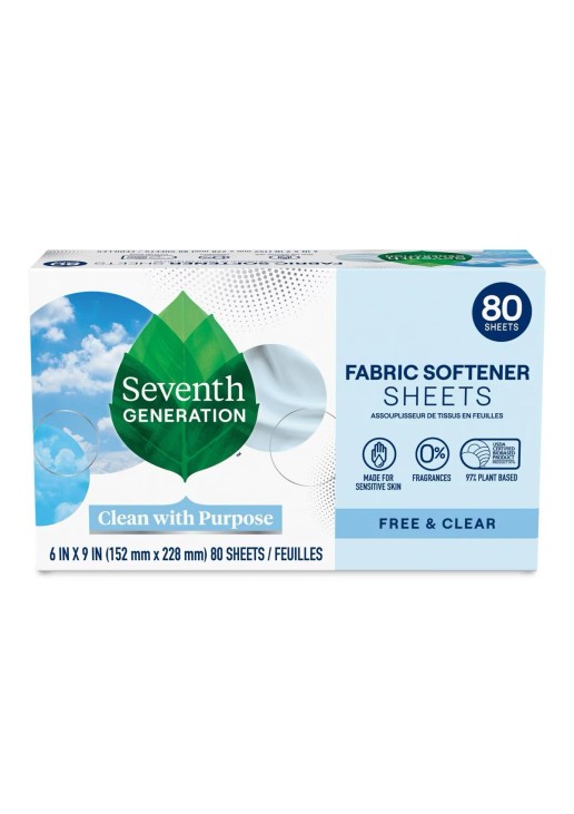  Fabric Softener Sheets Free & Clear 