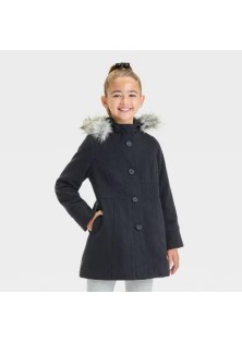 Girls' Faux Fur Jacket Cat & Jack