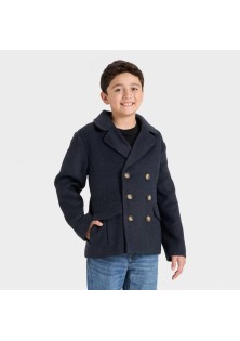 Boys' Solid Pea Coat - Cat & Jack 