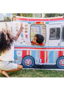 Double-Sided Food Truck Play Tent - Ice Cream And BBQ