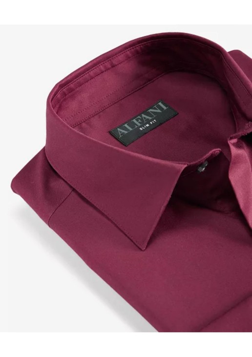 Alfani Men's Regular-Fit Temperature Regulating Solid Shirt